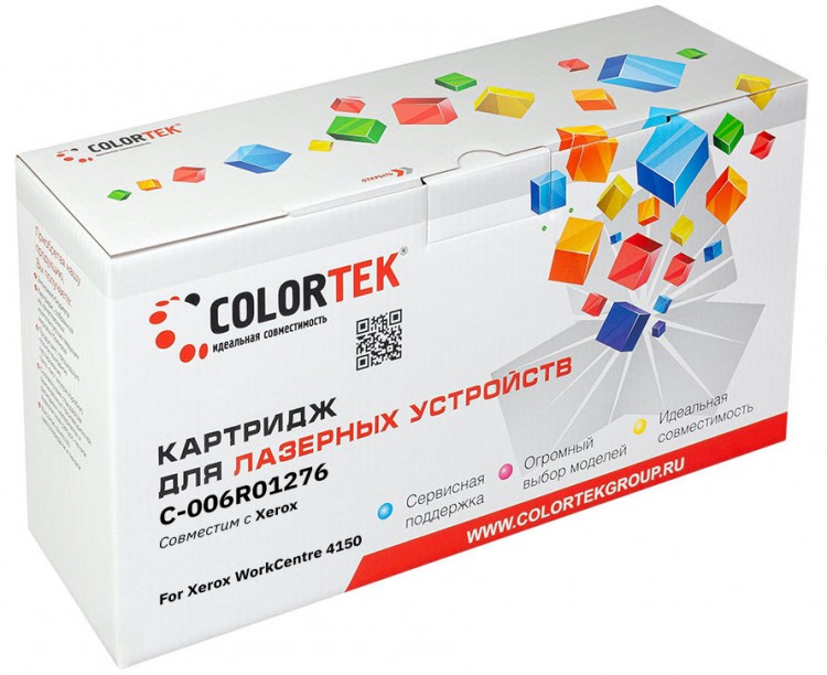 Лазерный картридж Colortek C-006R01276 4150 для принтеров Xerox WorkCentre 4150, черный, 20000 к.