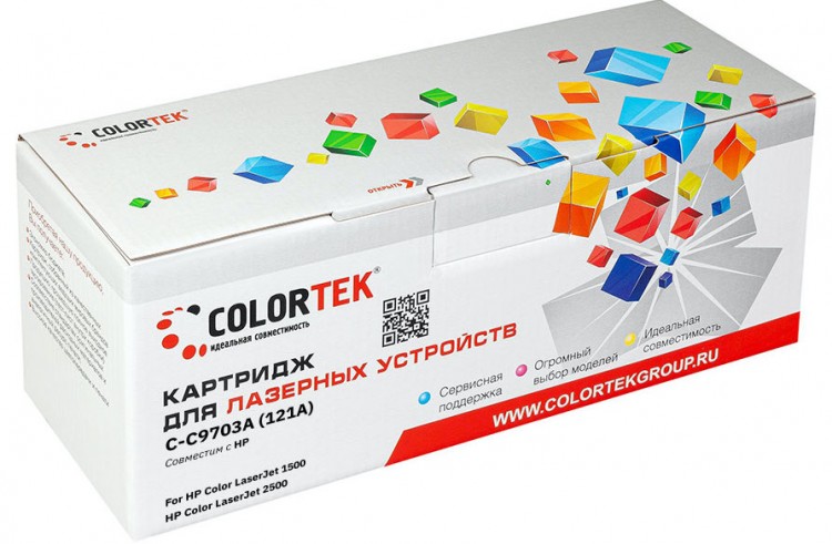 Лазерный картридж Colortek C-C9703A для принтеров HP CLJ-1500/ 2500, пурпурный, 4000 к.